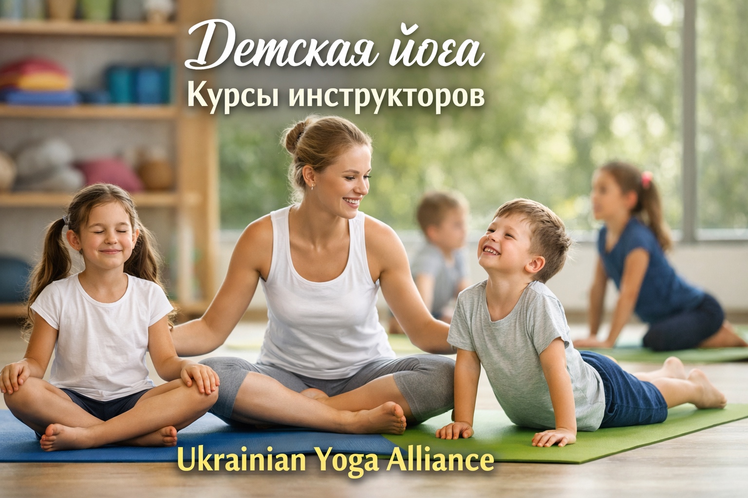 Курс викладача дитячої йоги з міжнародним сертифікатом Yoga Alliance: можливість викладати по всьому світу