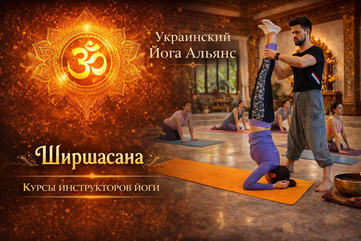 Подготовка инструкторов йоги Yoga Alliance: Ширшасана в системе преподавания хатха-йоги и международный сертификат