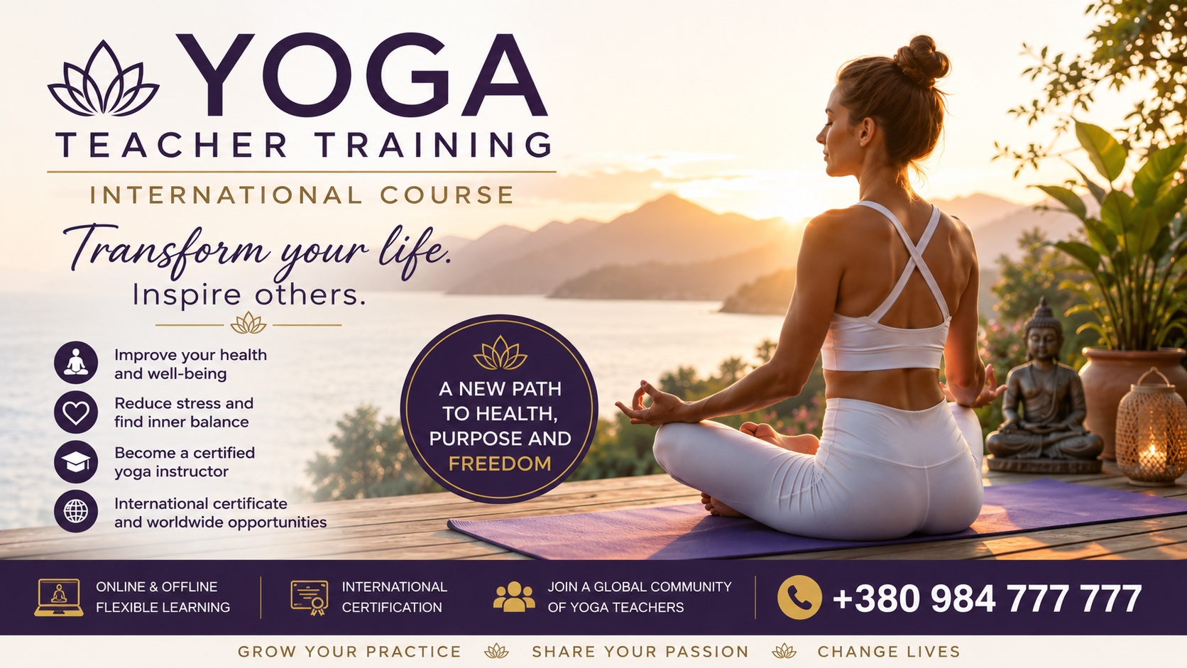 Yoga for Health, Longevity, and a New Profession: Online and Offline Yoga Teacher Training