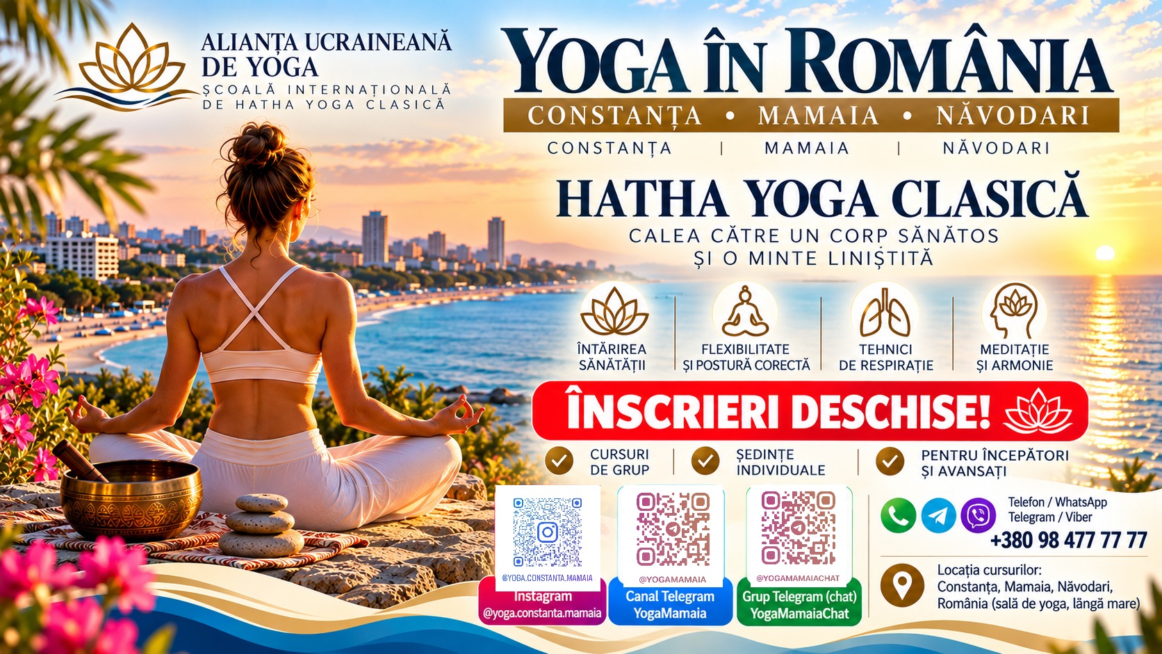 Hatha Yoga în România — cursuri de yoga în Constanța, Mamaia și Năvodari cu Vladimir Bondarenko